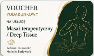 Masaż terapeutyczny / Deep Tissue